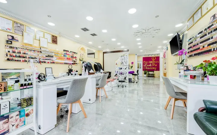 Inside Crown Beauty on Eltham High Street